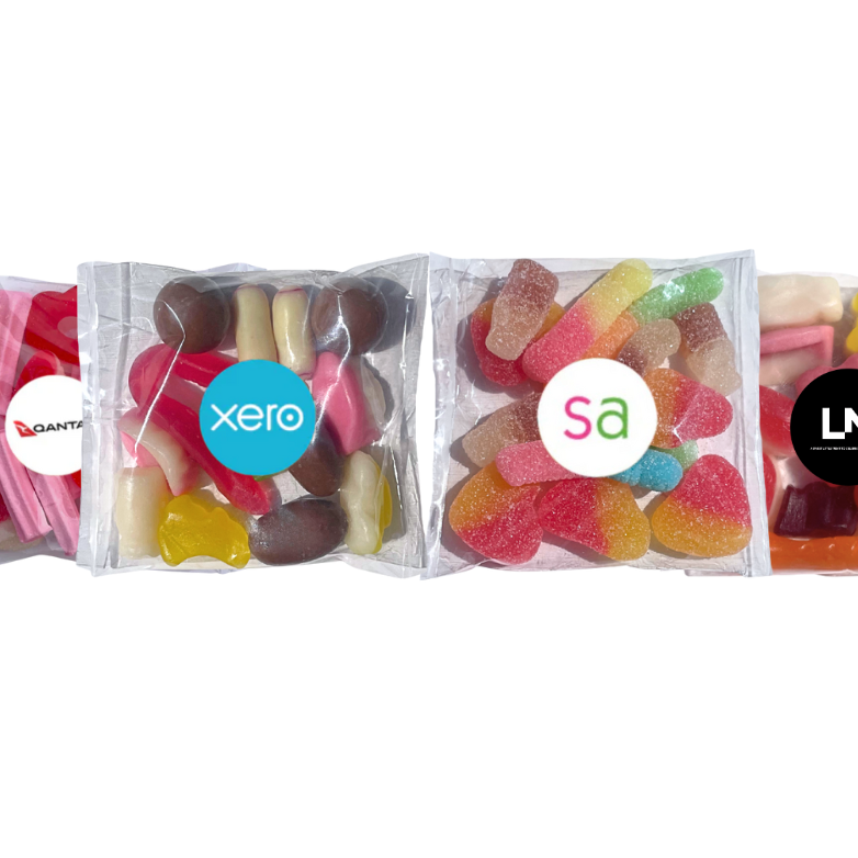 Personalised Small Lolly Bags - Mixed Lollies 75g sweet as lolly bags
