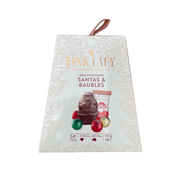 Pink Lady Milk Chocolates Santas & Baubles 180g
