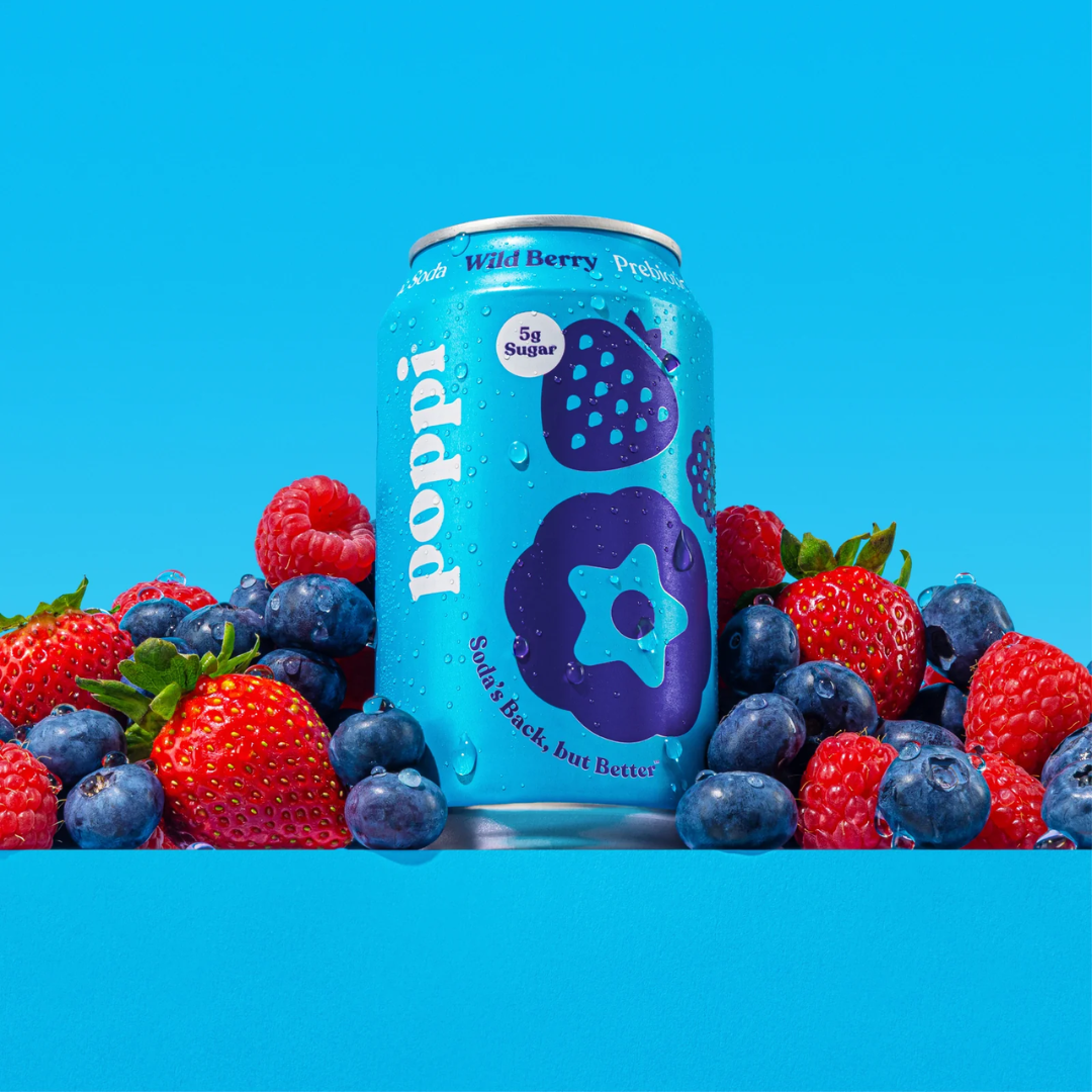 Poppi Wild Berry 355ml