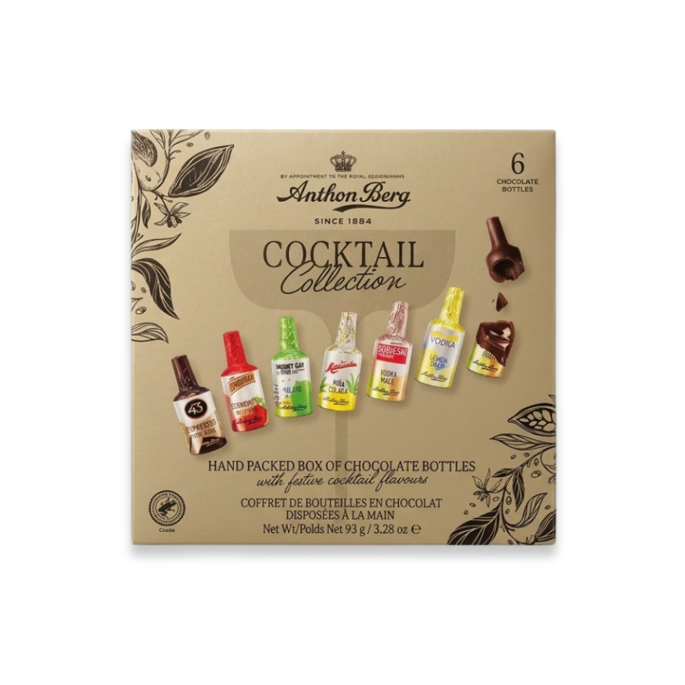 Anthon Berg Cocktail Collection Chocolate Bottles - 6 pce