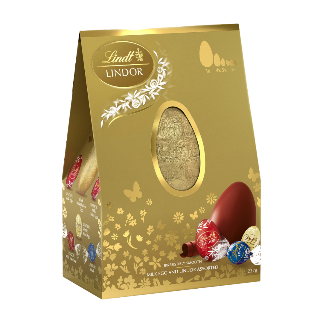 Lindt Lindor Milk & Assorted Casket 237g