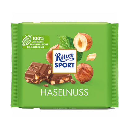 Ritter Sport Haselnuss (hazelnut) - 100g