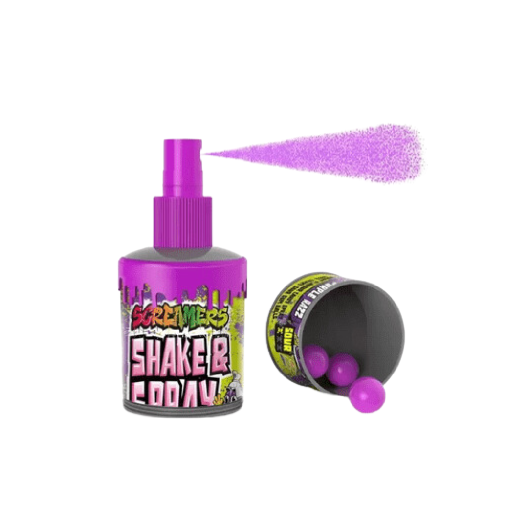 Screamers Shake & Spray Purple Razz – Sweet As