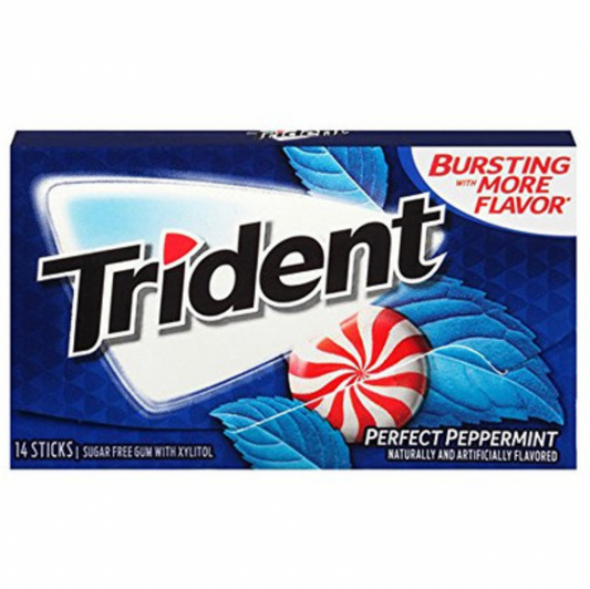 Trident Sugar Free Gum / Perfect Peppermint