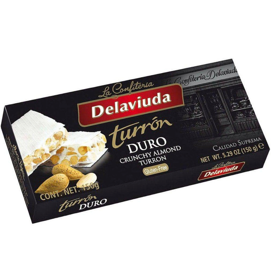 Delaviuda Turrón Crunchy Duro Nougat 150g Box