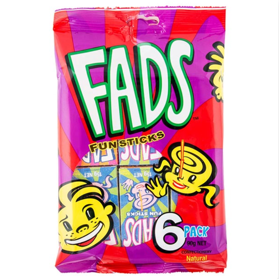 Fads Fun Sticks - 6 pack