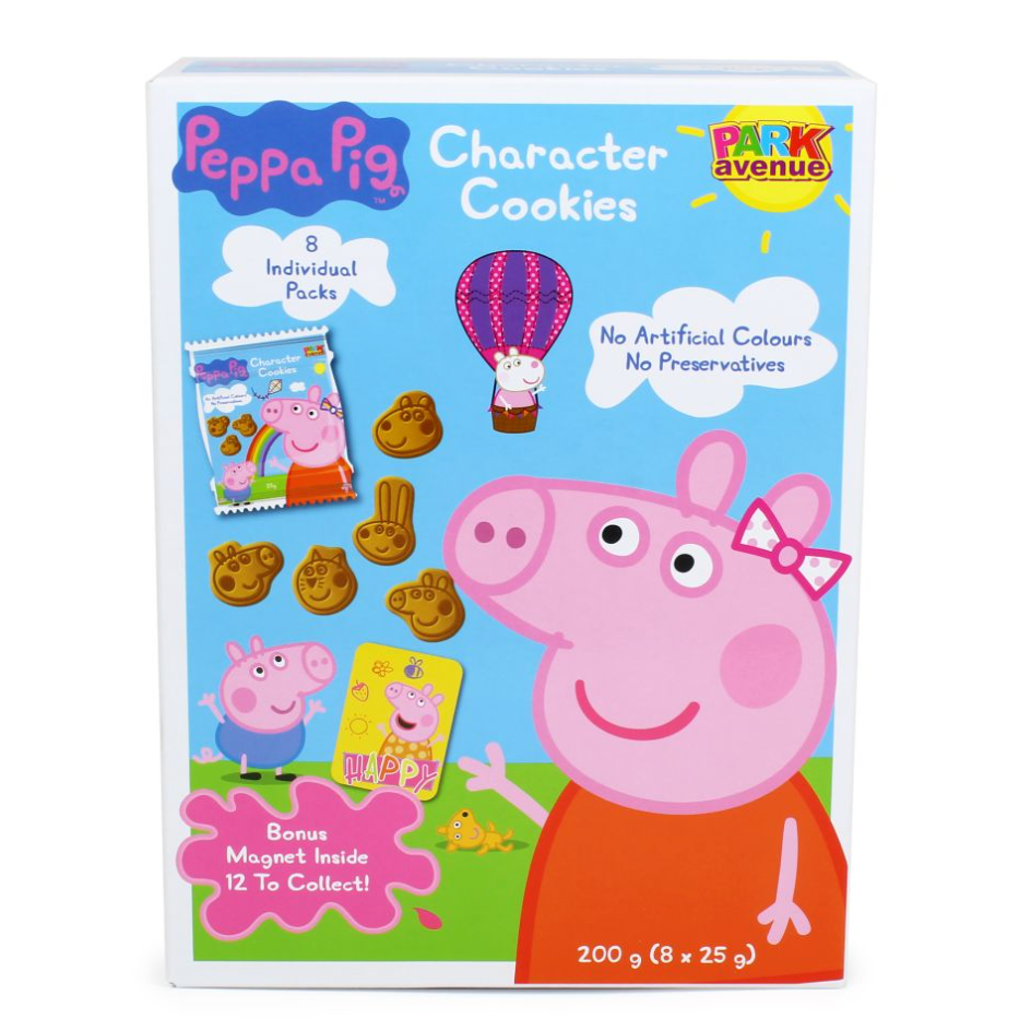 Peppa Pig Character Cookies / 8 pack