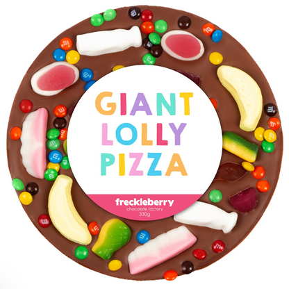 Freckleberry Giant Lolly Pizza / Milk Choc 330g