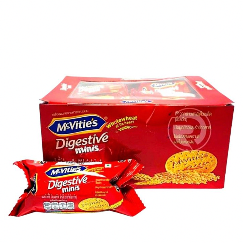 McVitie's Digestive Mini's / 12 x 32.5g packs