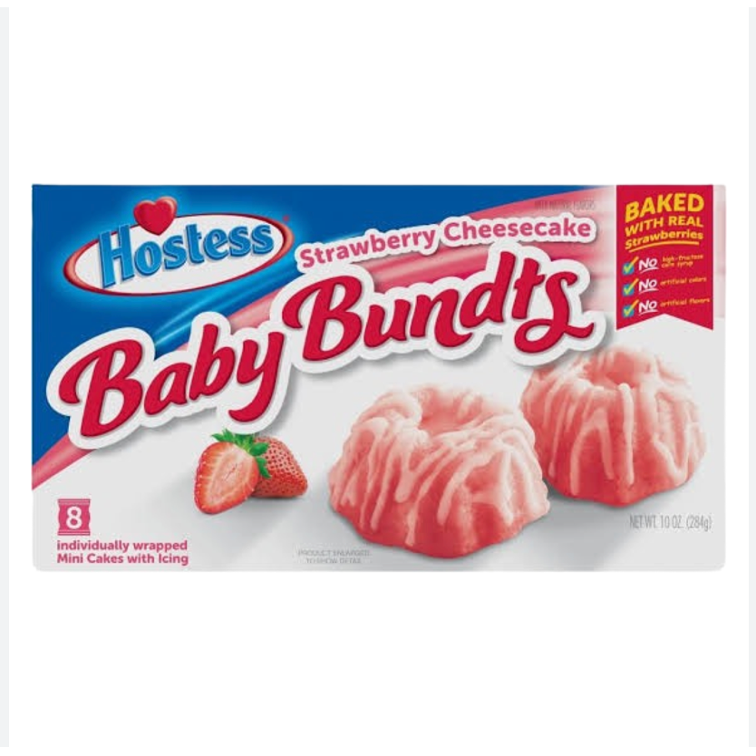 Baby Bundts / Strawberry Cheesecake