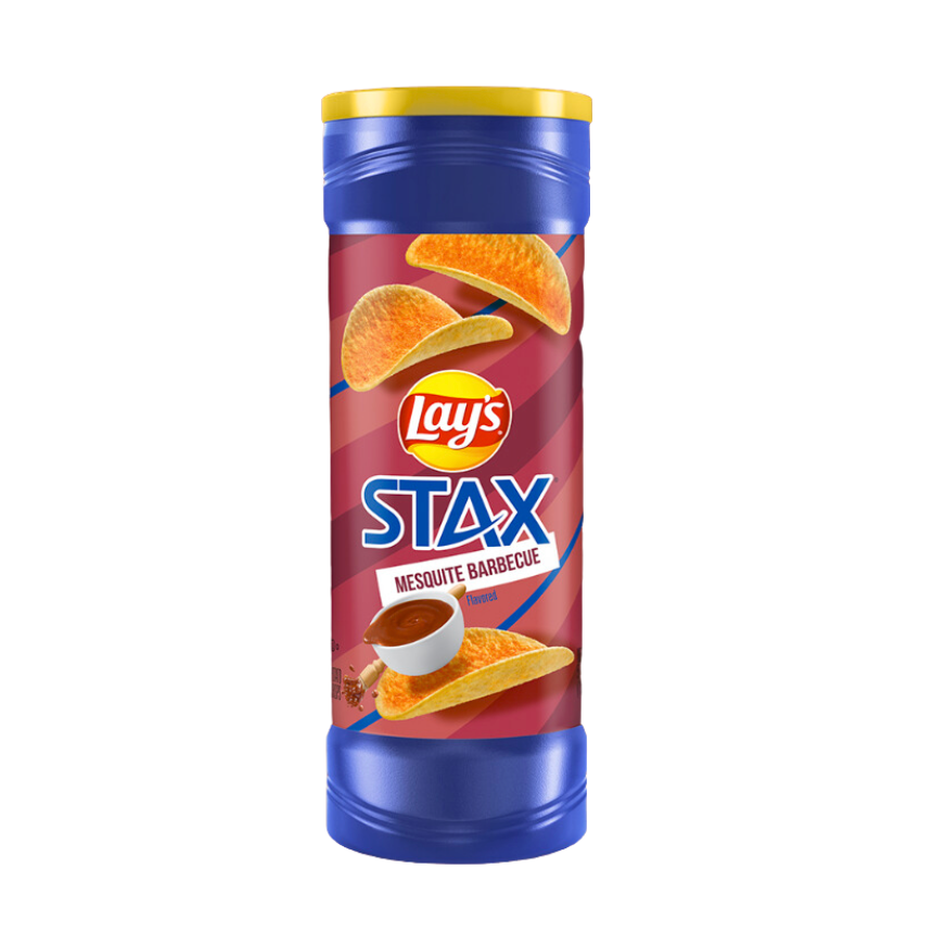 Lay's Stax Potato Chips / Mesquite Barbecue