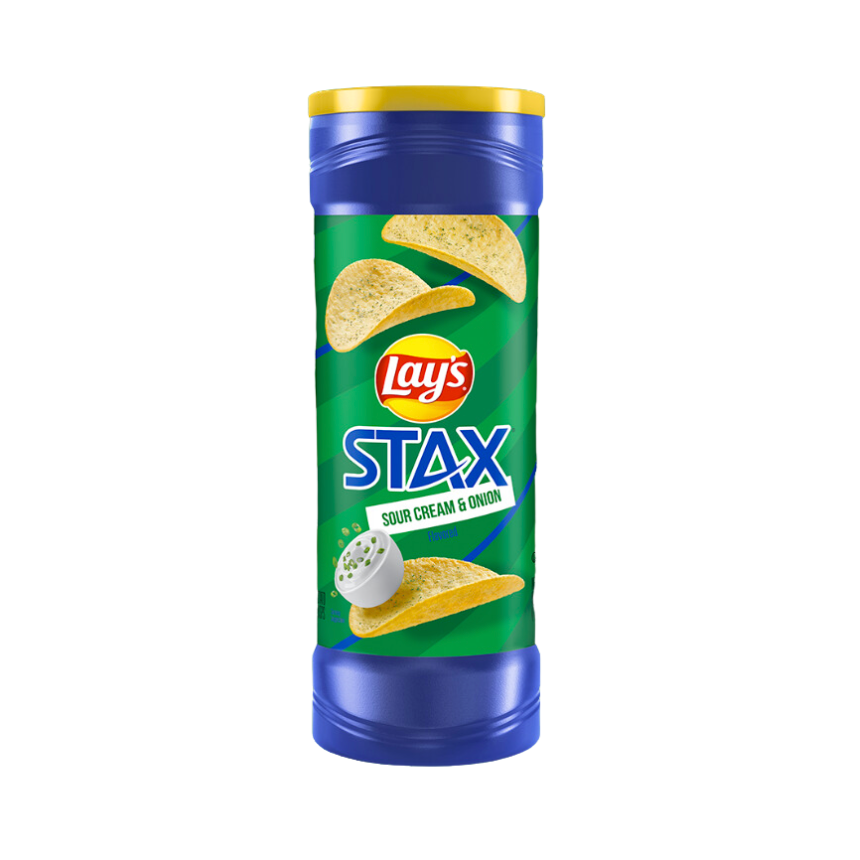 Lay's Stax Potato Chips / Sour Cream & Onion