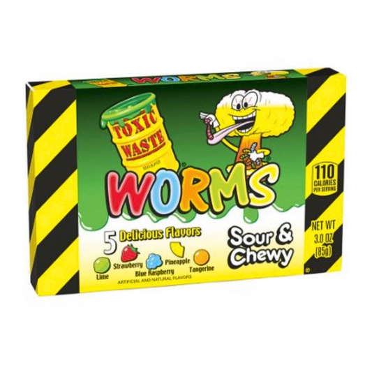 Toxic Waste Worms / Sour & Chewy Candy