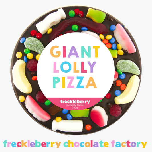 Freckleberry Giant Lolly Pizza / Dark Choc 330g