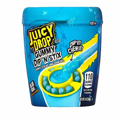 Juicy Drop Gummy Dip 'n Stix / Blue Rebel