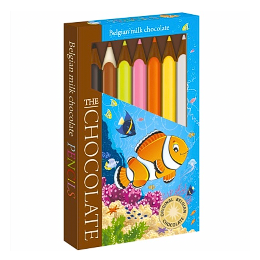 Giant Chocolate Pencils - Ocean Pack Design