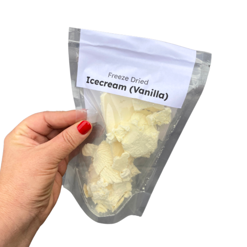 Freeze Dried Vanilla Icecream / 50g Bag