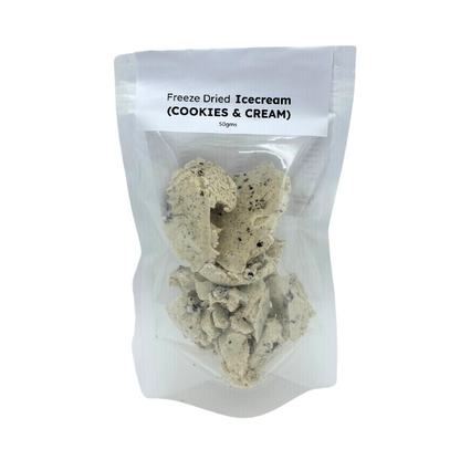 Freeze Dried Cookies & Cream Icecream / 50g Bag