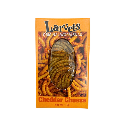 Larvets Worm Snax / Cheddar Cheese