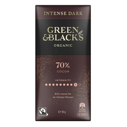 Green & Black's Dark Chocolate 70% Cocoa / 90g