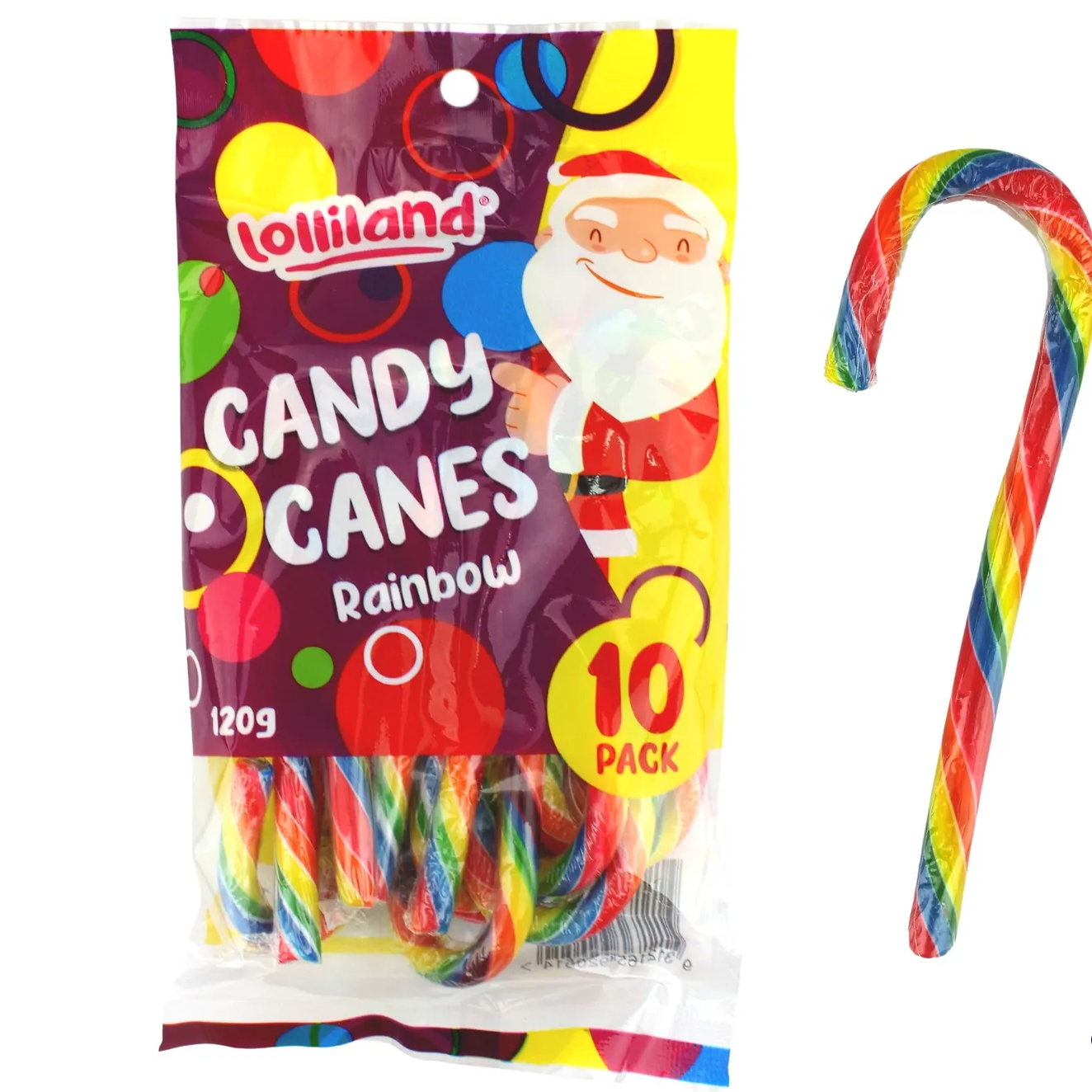 Candy Canes Rainbow 12 pack