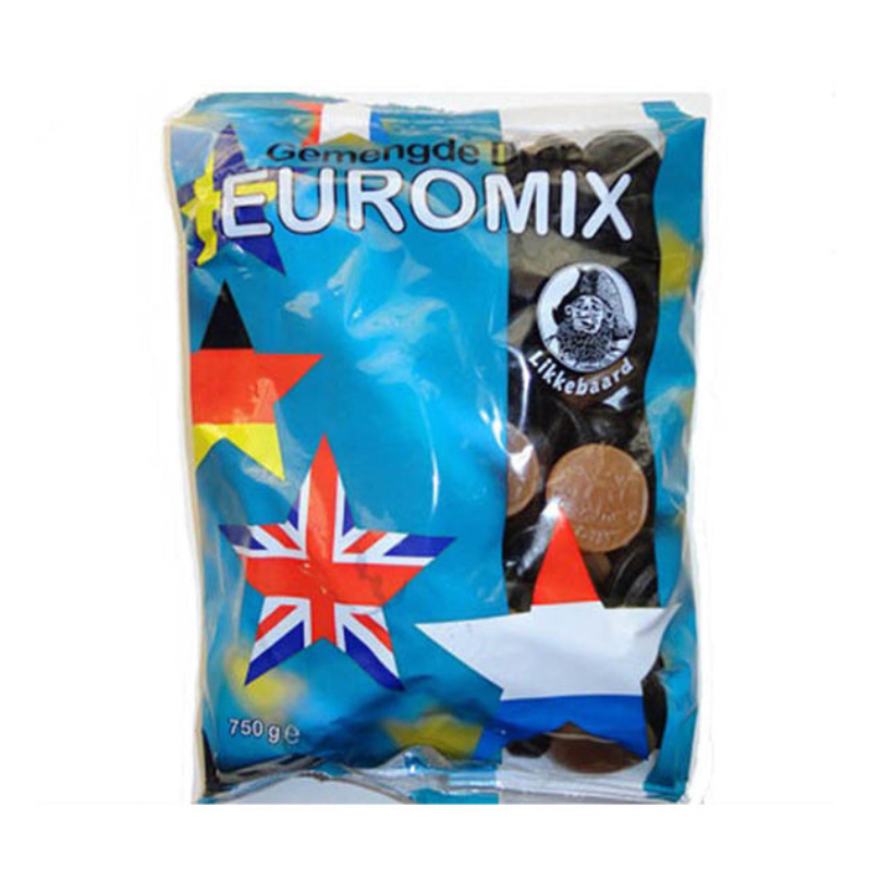 Euromix Gemengde Drop Dutch Liquorice - 750g