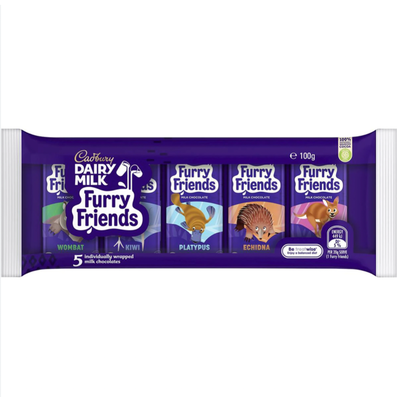 Cadbury Furry Friends - 5 pack