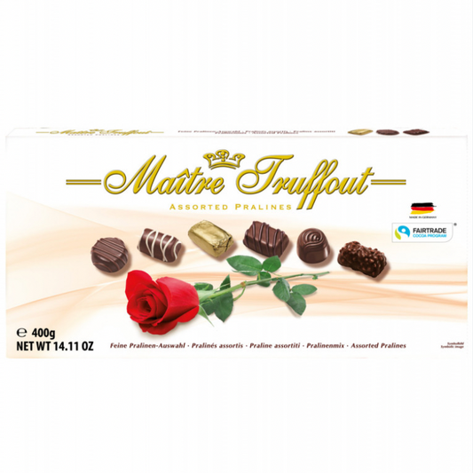 Maitre Truffout Chocolate Pralines 400g (Rose)