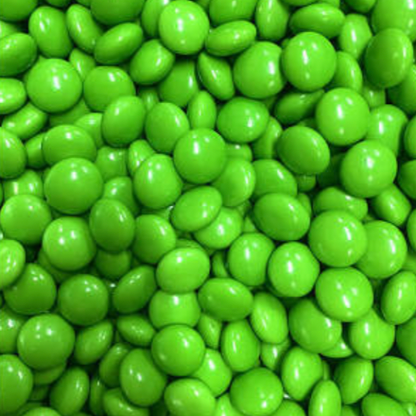 Choc Buttons GREEN 1kg