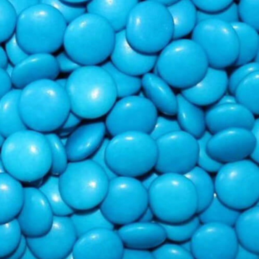 Choc Buttons BLUE 1kg
