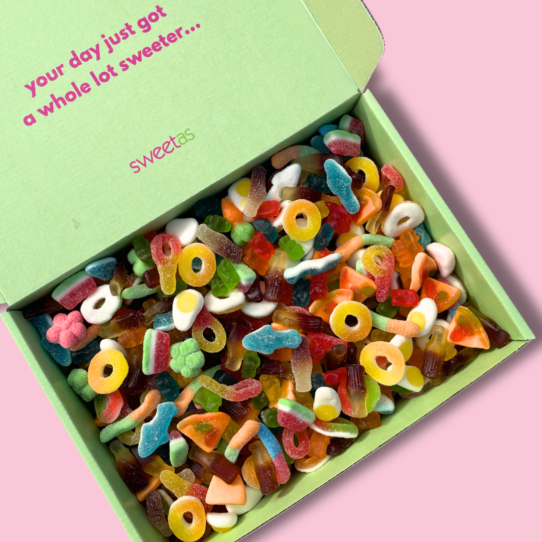 Sweet & Sour Lolly Mix Gift Box 2kg (Gluten Free)