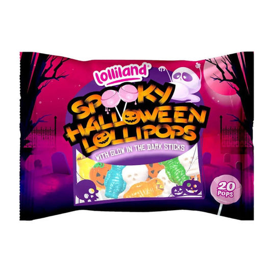 Spooky Halloween Lollipops (Glow in the dark sticks) - 20 pce