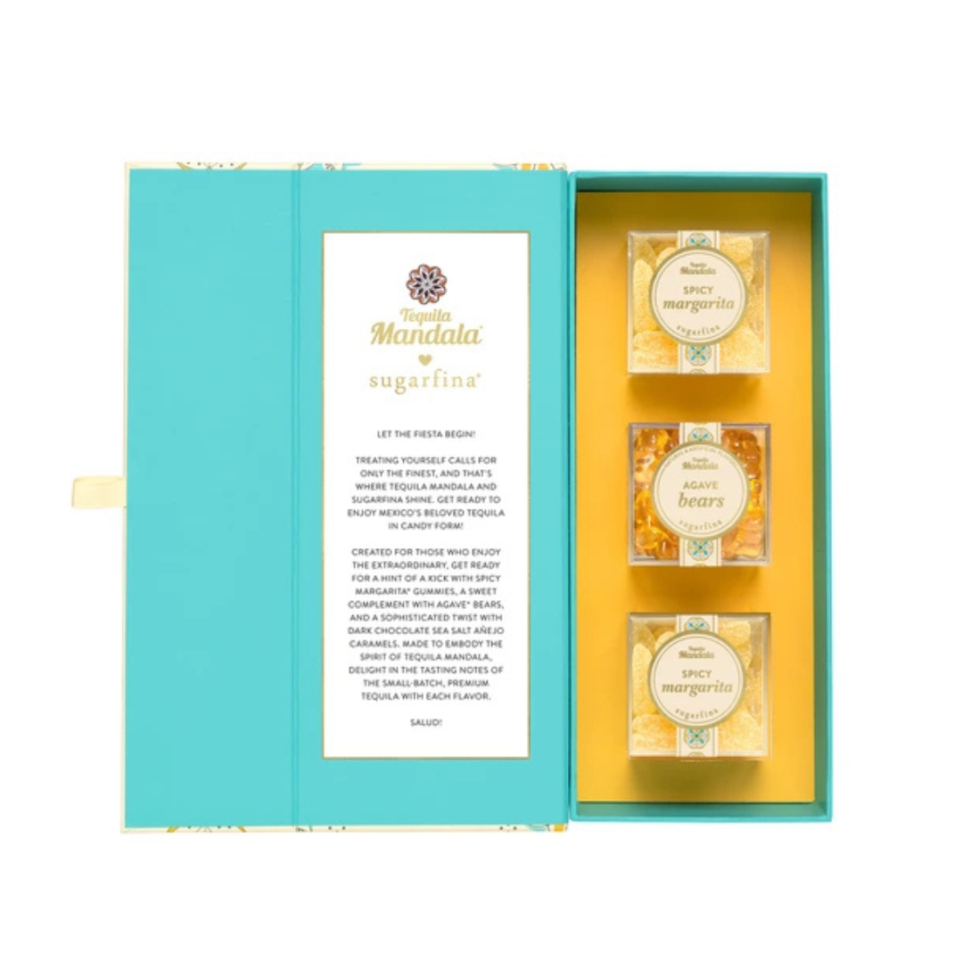 Sugarfina Tequila Mandala 3-piece bento gift set 222g