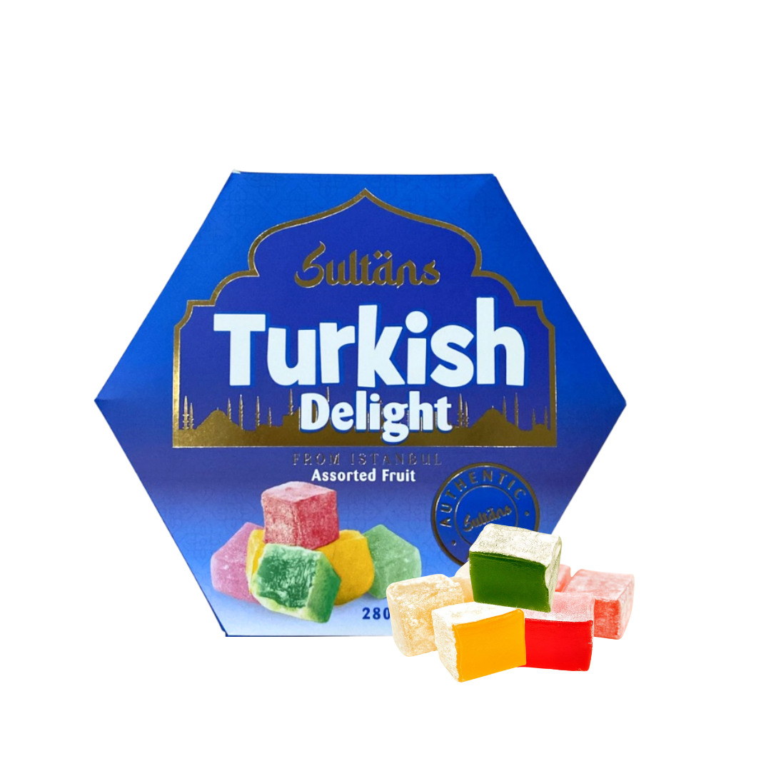 Sultans Assorted Fruit Turkish Delight 280g