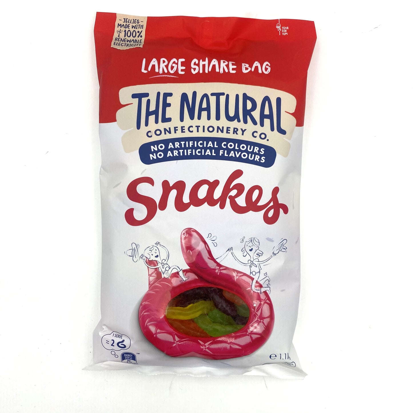 Snakes 1.1kg - The Natural Confectionery Co.