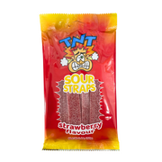 TNT Strawberry Sour Straps 150g 20 piece