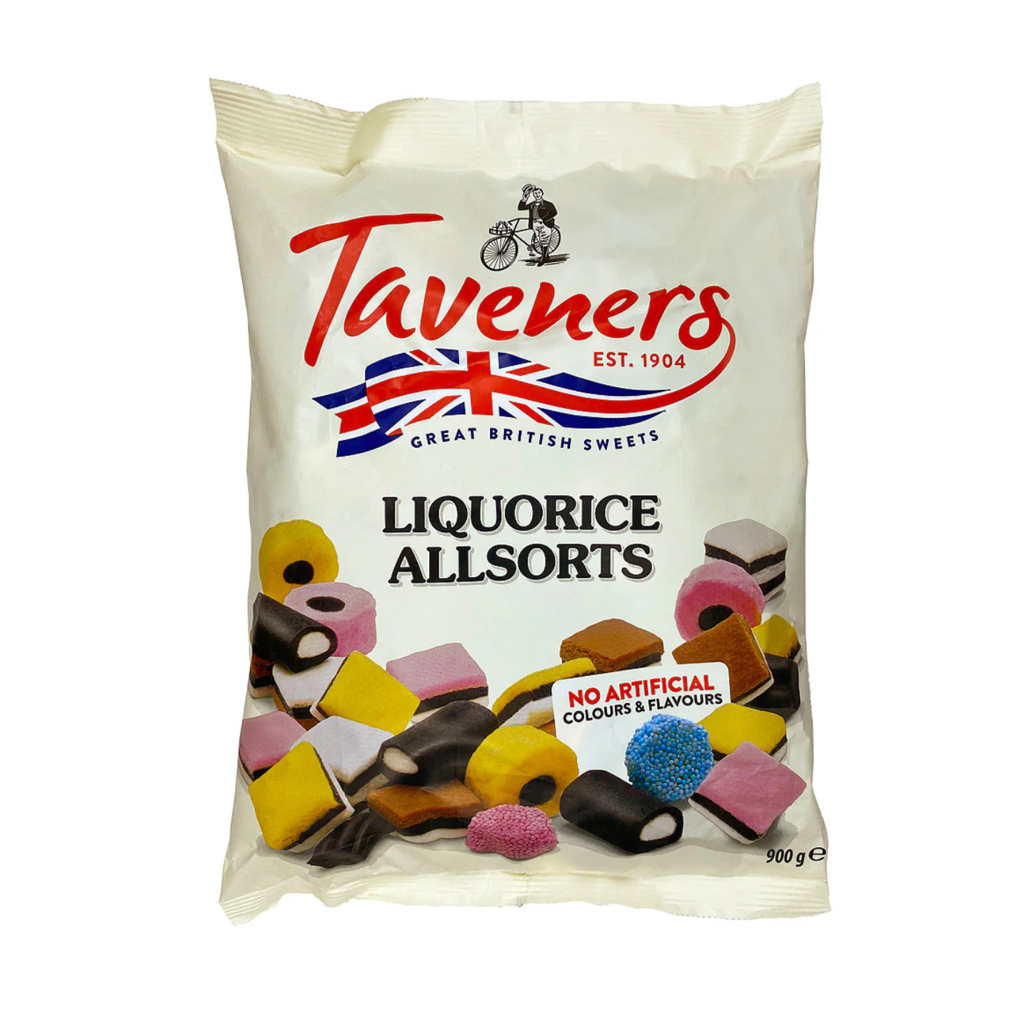 Taveners Liquorice Allsorts Bulk Bag 900g