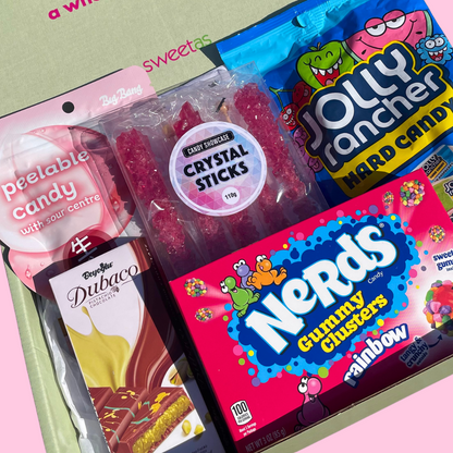 Trending TikTok Candy Gift Box – Gummy, Dubai Chocolate & Crystal Sticks