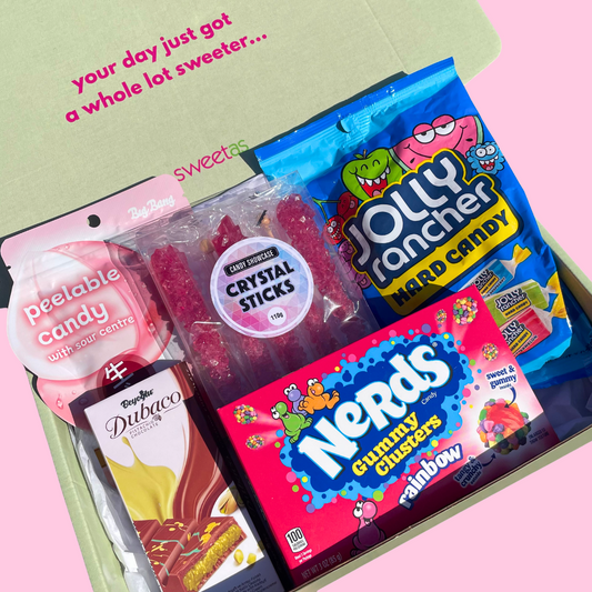 Trending TikTok Candy Gift Box – Gummy, Dubai Chocolate, Crystal Sticks & More