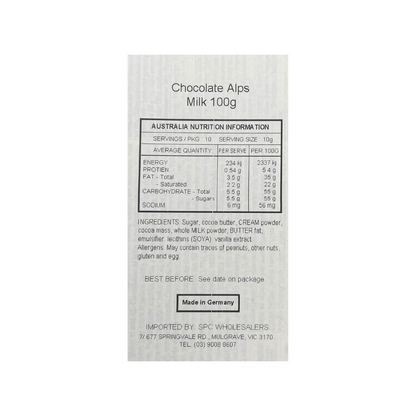 Schogetten Chocolates Alpine Milk- 18 pieces