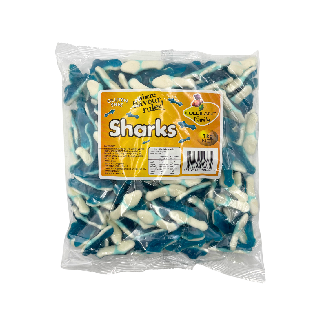 Lolliland Blue Shark Gummies