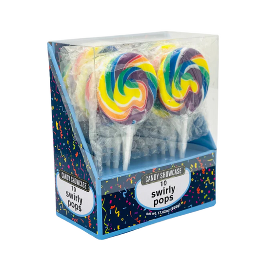 Rainbow Swirly Pops Lollipops