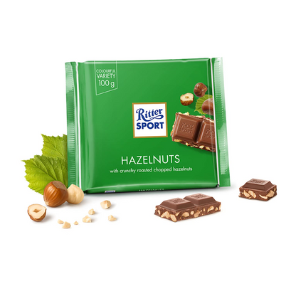 Ritter Sport Haselnuss (hazelnut) - 100g