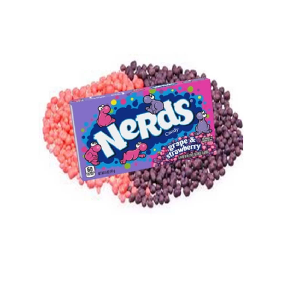 Grape and Strawberry Nerds