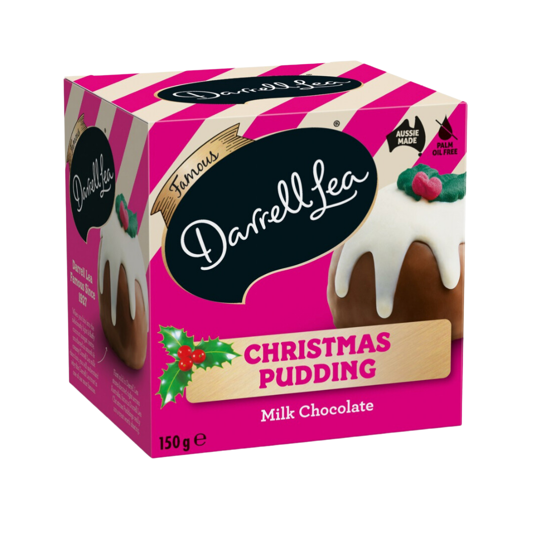 Darrell Lea Christmas Milk Chocolate Pudding 150g