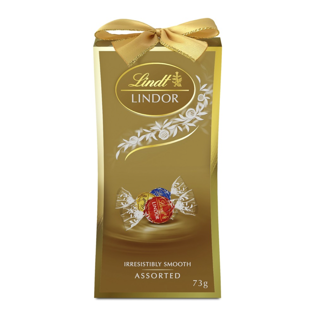 Lindt Lindor Token Gift / Gold Box Assorted 73g