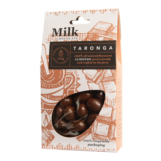 Taronga Almonds Milk Chocolate - 100g