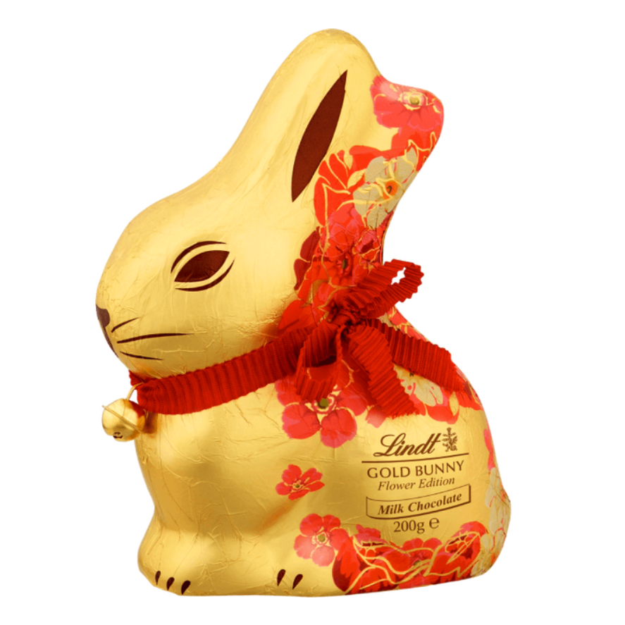Lindt Milk Flower Bunny - 200g