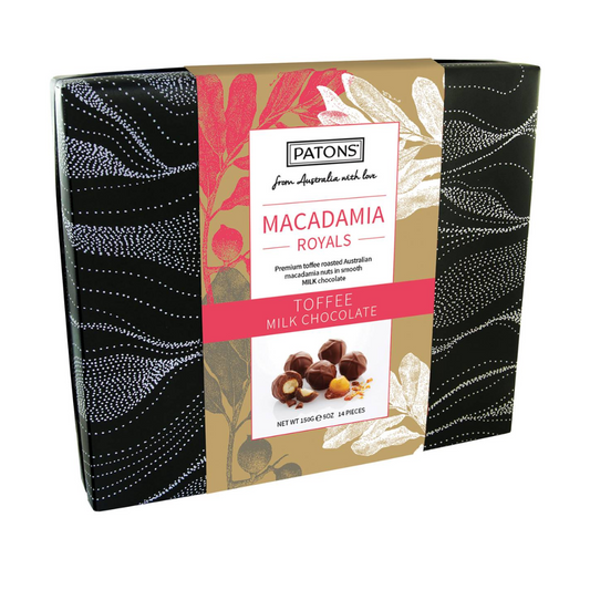 Patons Milk Chocolate Macadamia Royals 150g