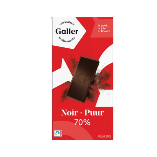 Galler 70% Dark Chocolate Block - 80g